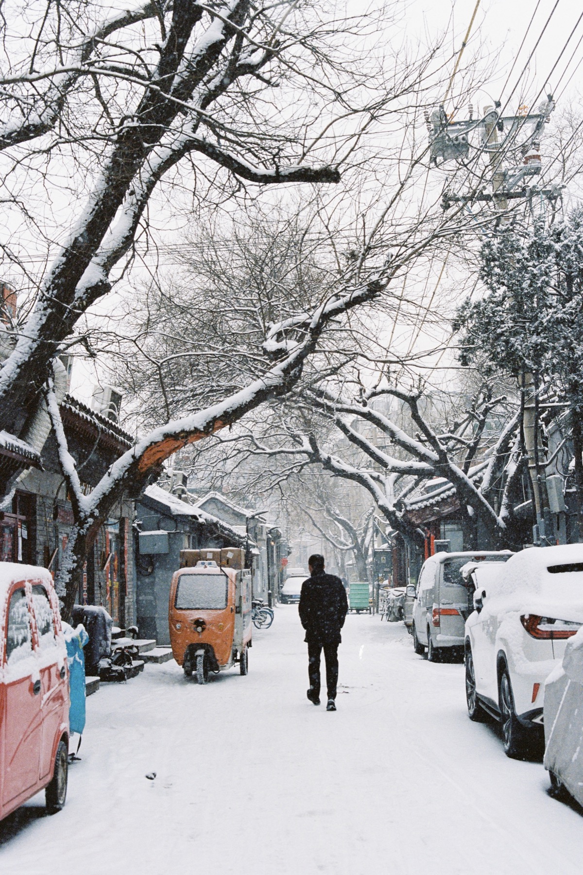 胡同中的日常瞬间 月亮 13
